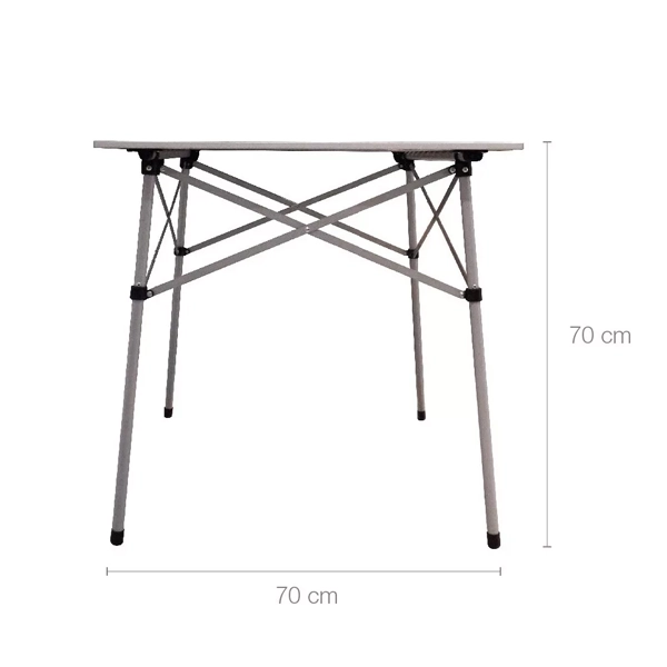 MESA PLEGABLE ACERO ALUMINIO PARA 2 PERSONAS COLEMAN - Imagen 2