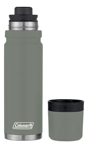 TERMO ACERO VERDE MILITAR CLARO INOXIDABLE 700ML 360 MATERO COLEMAN - Imagen 2