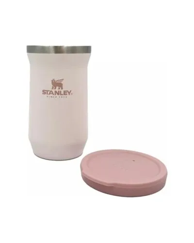 Mate Terere Stanley con tapa – Rosa