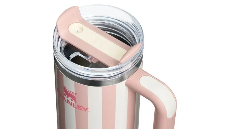 VASO QUENCHER OASIS RAYADO ROSA 887ML STANLEY - Imagen 3