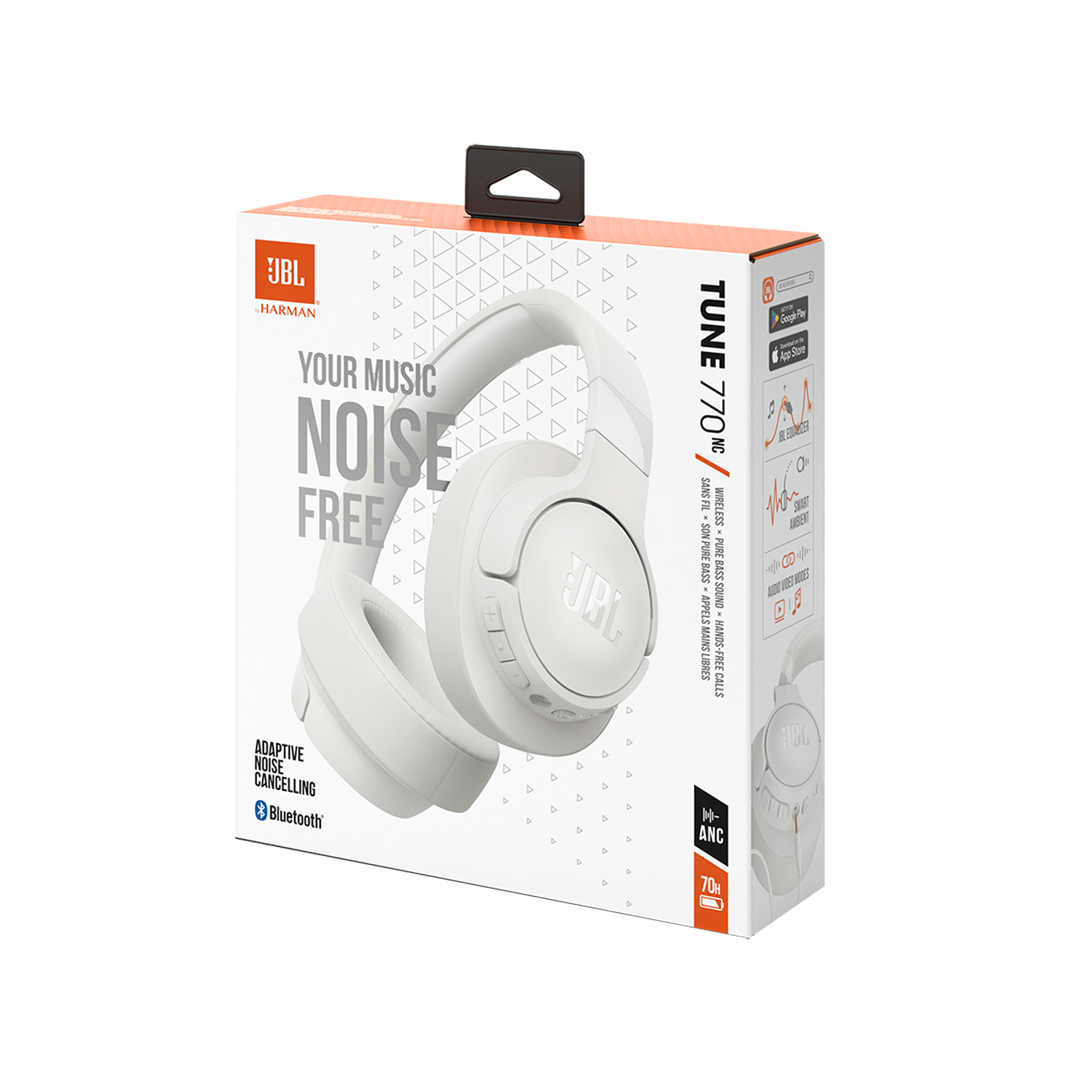 Auricular JBL HEADPHONE T770NC- Blanco - Imagen 3