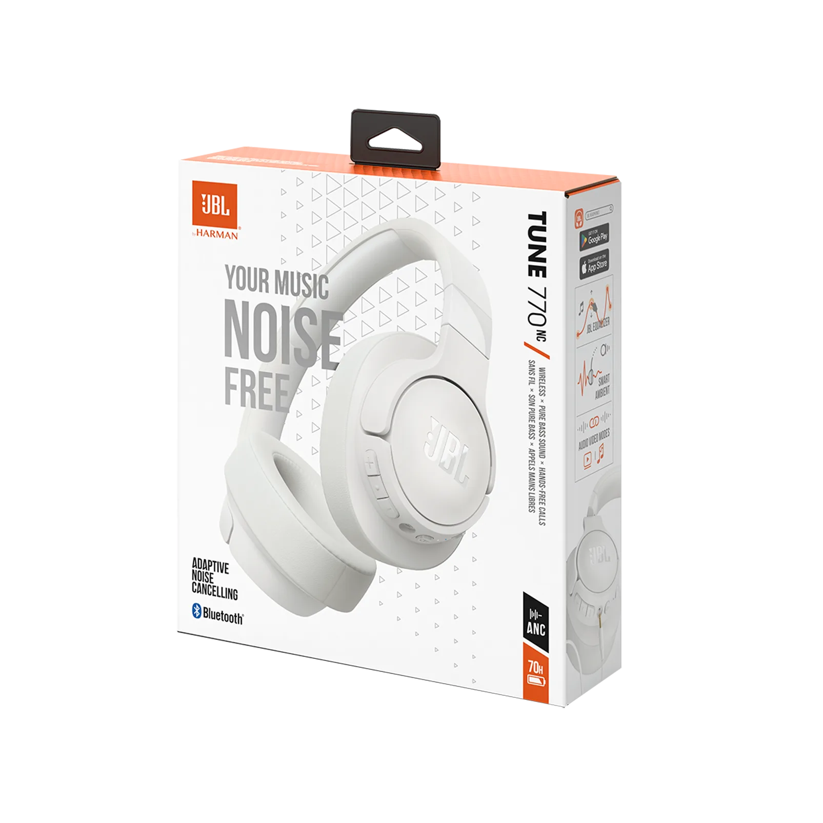Auricular JBL HEADPHONE T770NC- Blanco, foto 3