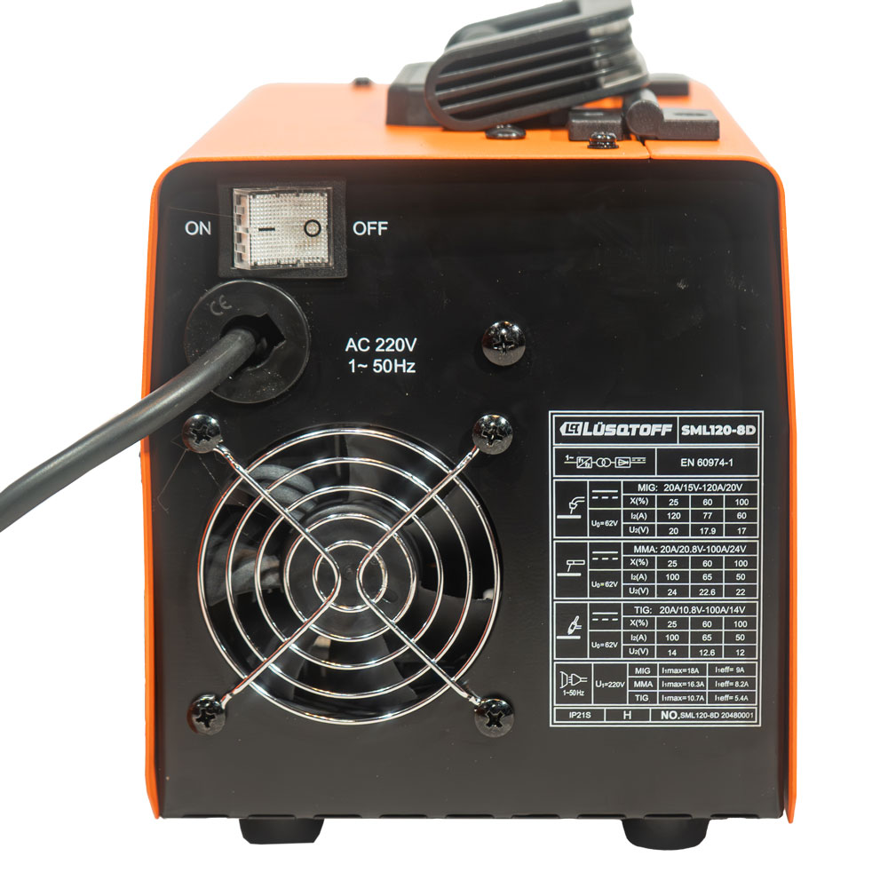 Soldadora LÜSQTOFF Inverter Flux Dual c/ Kit - Imagen 4