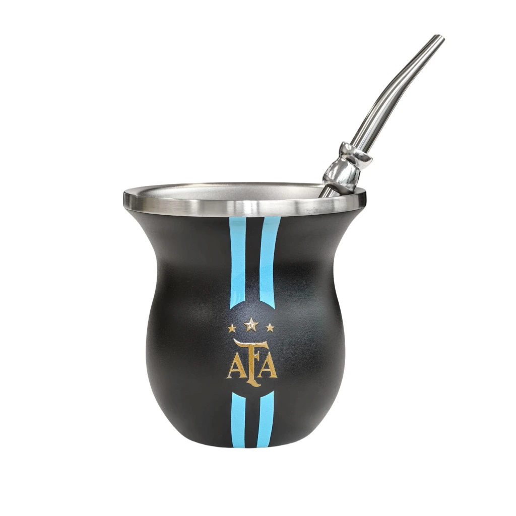 AFA- Mate Térmico ARGENTINA Edición Limitada- Negro