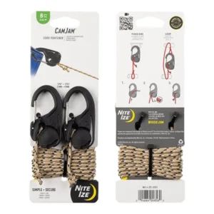 SHOCK CORD NITE IZE 5MM AUTO AJUSTABLE DE 15CM A 70CM