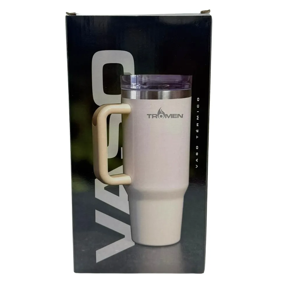 Vaso Térmico TROMEN 1200ML- Blanco - Imagen 3
