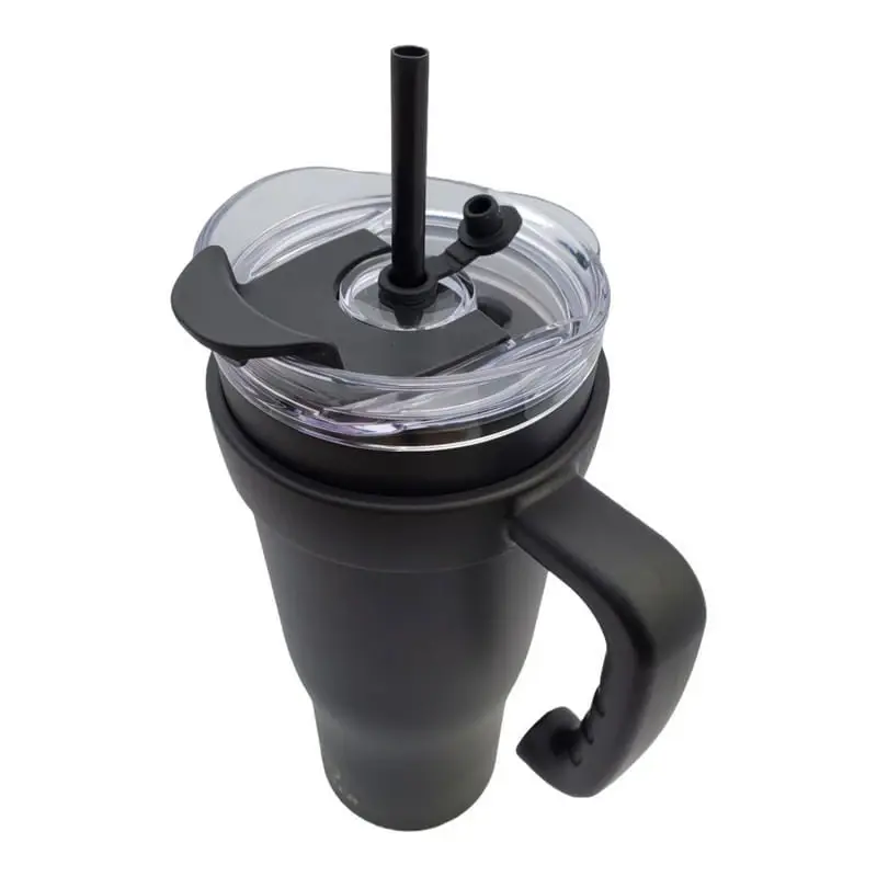 Vaso Térmico CUSTER c/ manija-1.2ml Negro - Imagen 2