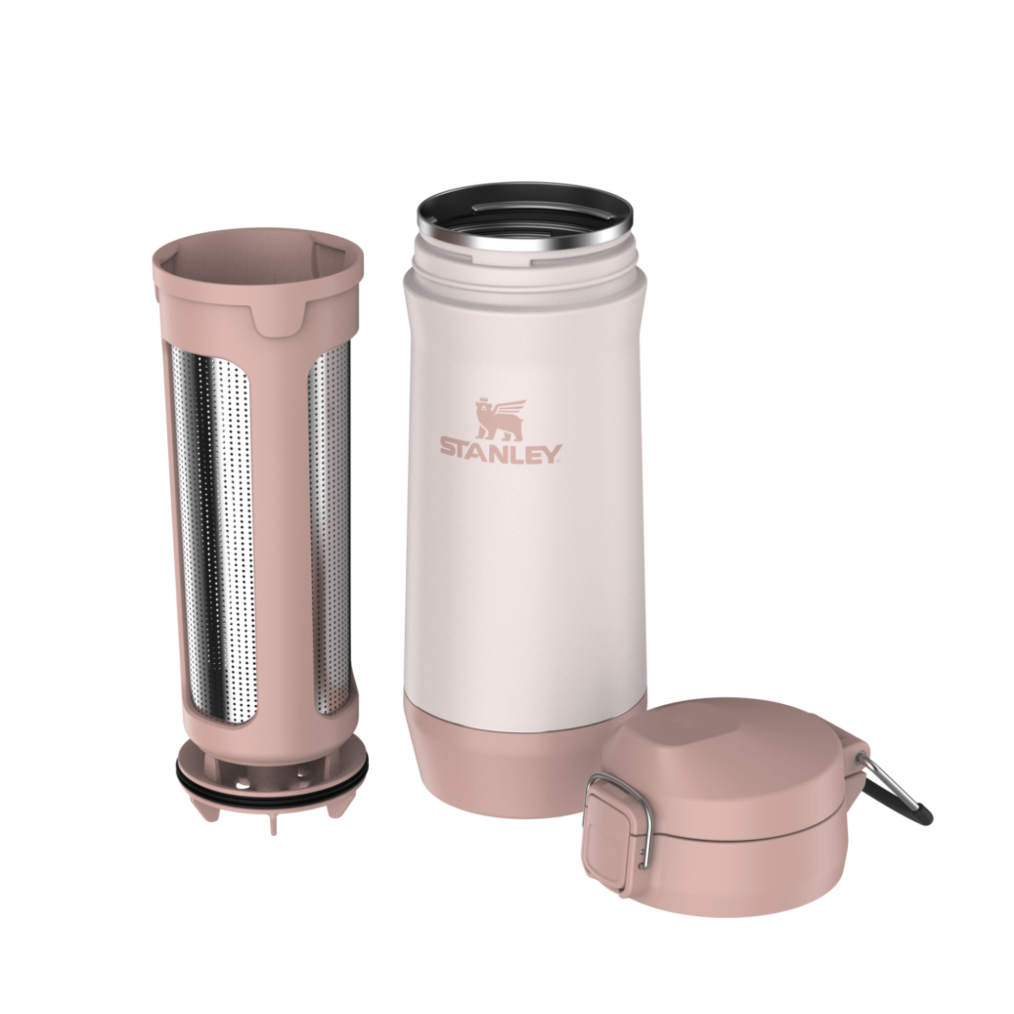 Yerbera c/ despolvillador 500g STANLEY- ROSA - Imagen 2