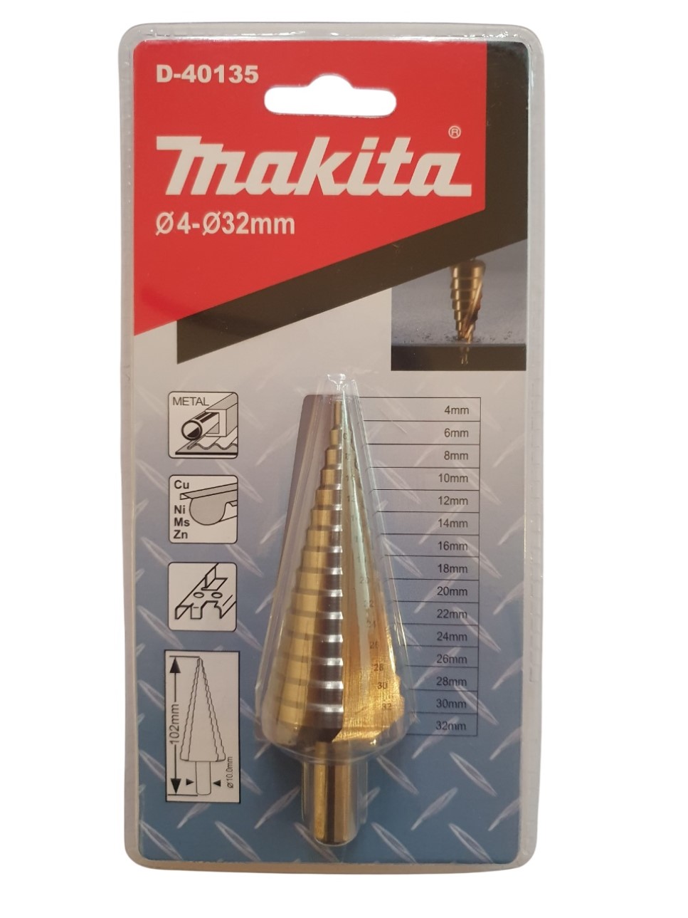 Mecha Esc 4-32mm Estr Recto MAKITA D-40135