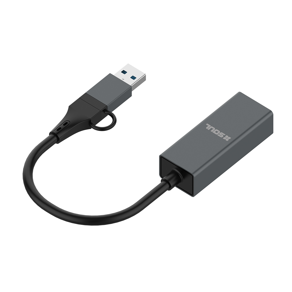 Adaptador ETHERNET USB 100Mbps - Imagen 2