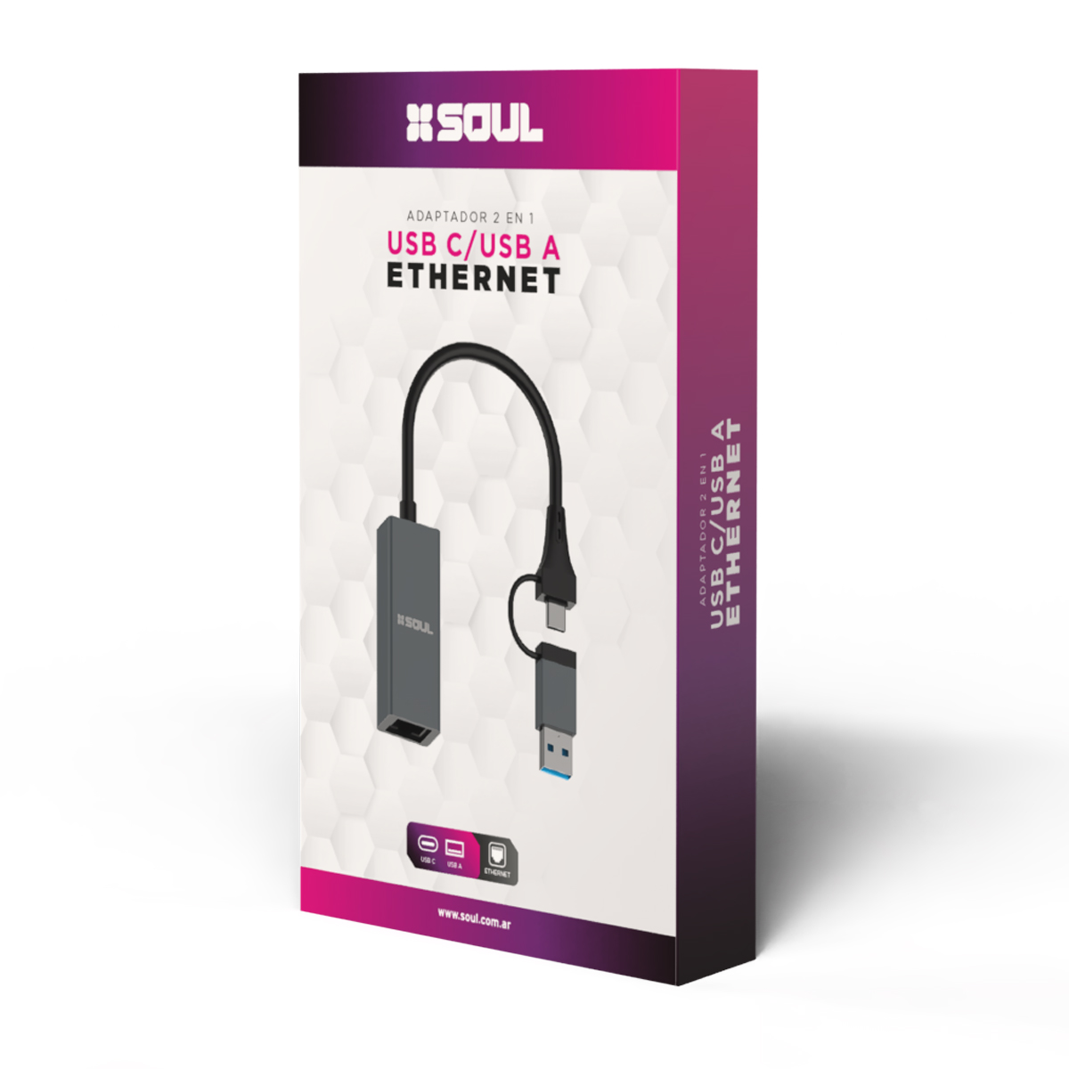 Adaptador ETHERNET USB 100Mbps - Imagen 3
