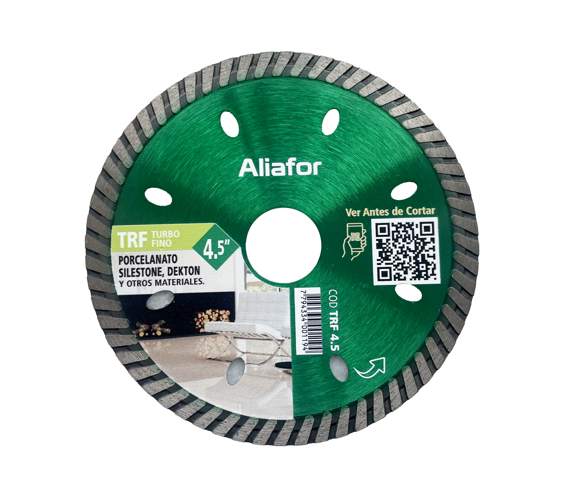 Disco Diamantado ALIAFOR Turbo Fino ø 4.5"