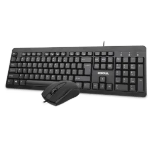 Kit SOUL Teclado + Mouse Inalámbrico Office C1