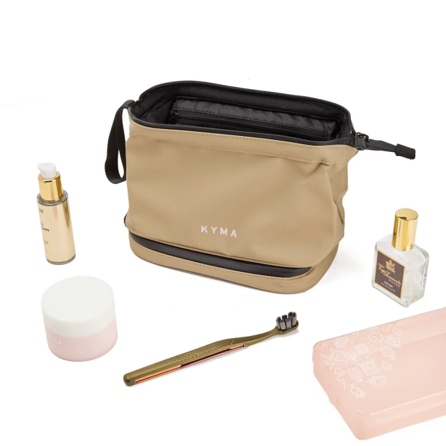 Neceser/Bolso de Mano HADES KYMA- Arena-Beige - Imagen 4