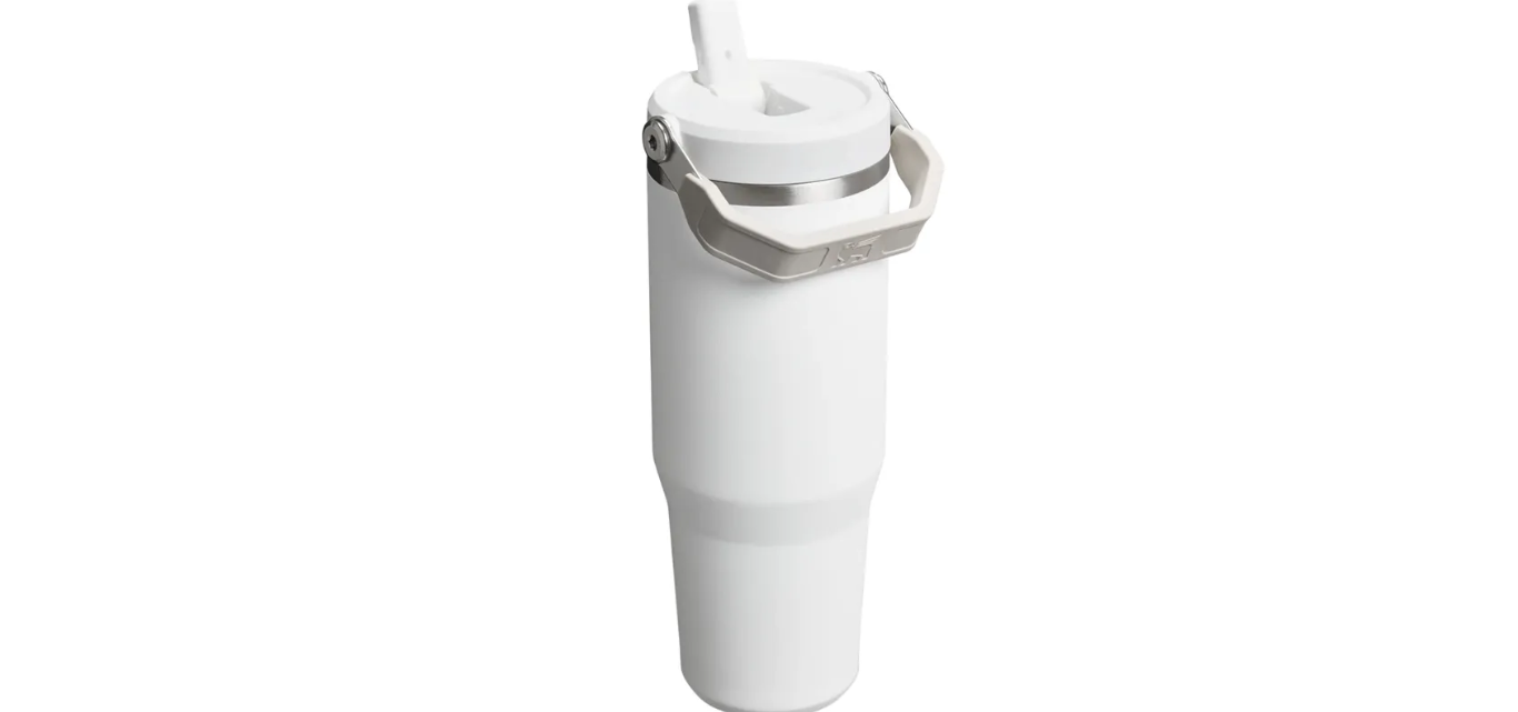 Vaso STANLEY Flip Straw 2.0-Blanco - Imagen 2