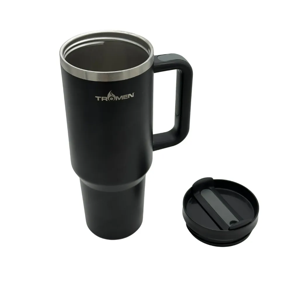 Vaso TROMEN Térmico Negro 1200ml - Imagen 4