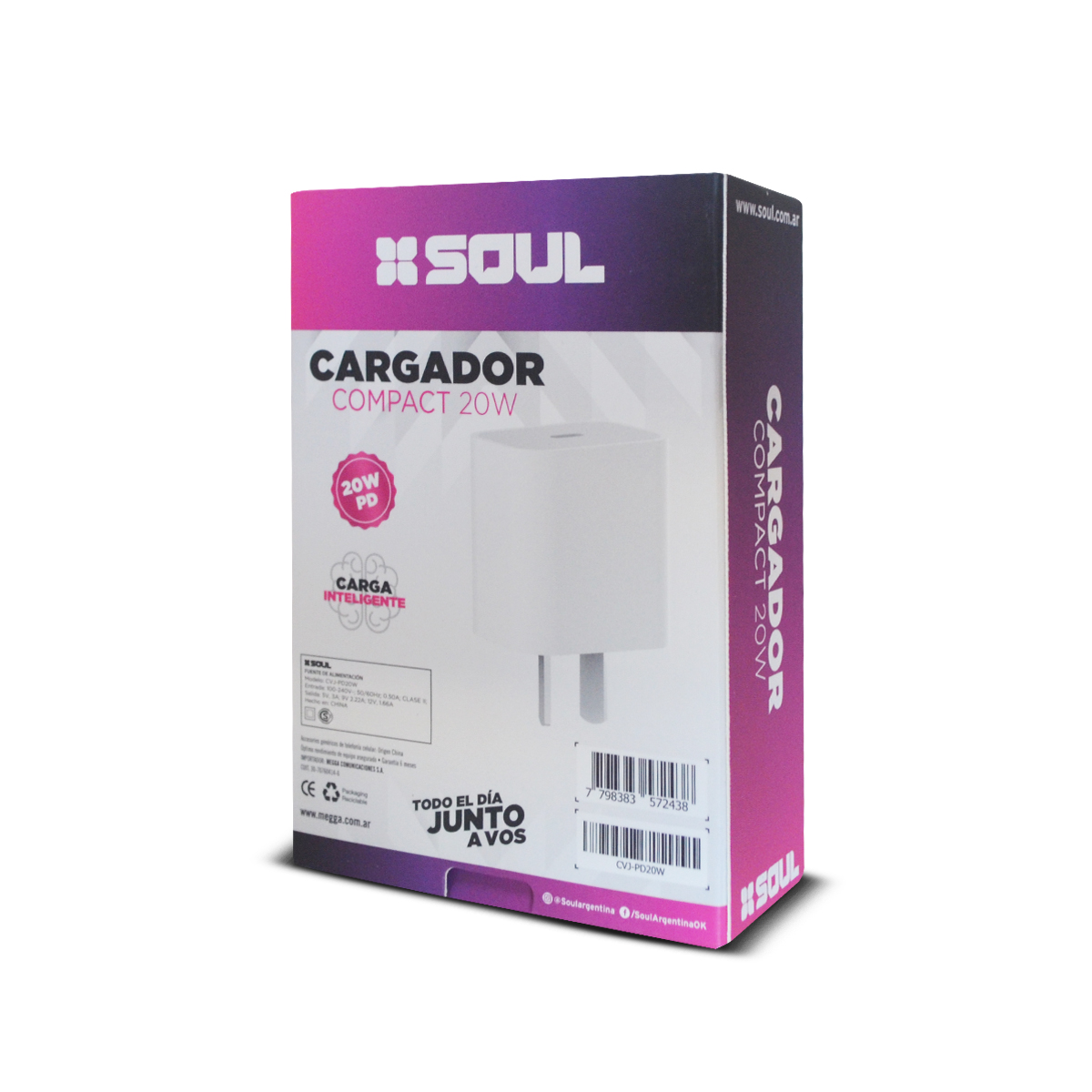 Cargador de Viaje FC (PD 20W) sin cable - Imagen 4