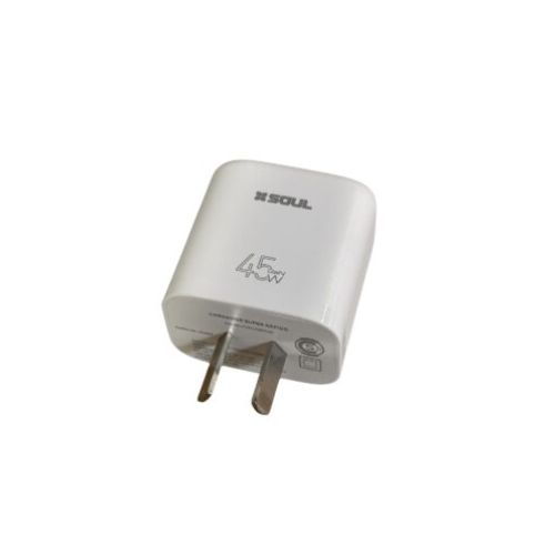 Cargador SOUL carga rápida USB + Power Delivery 45w (sin cable)