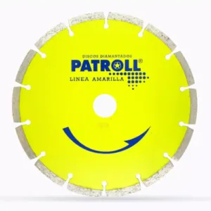 Disco PATROLL Línea Amarilla Segmentados de 180mm