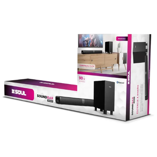 Barra de Sonido SOUL BT 90w c/Subwoofer 30w - Imagen 2
