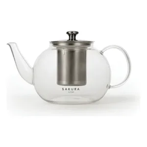 Tetera SAKURA Zephira de vidrio Borosilicato