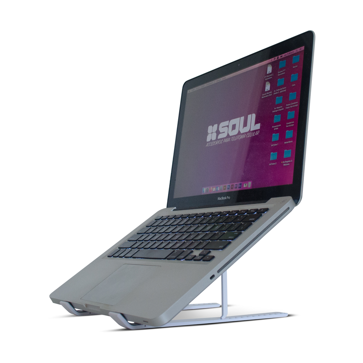 Soporte SOUL Notebook Plegable -Plata - Imagen 2