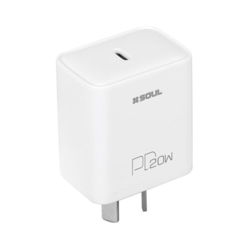 Cargador SOUL Carga Rápida Power Delivery 20W (s/cable)