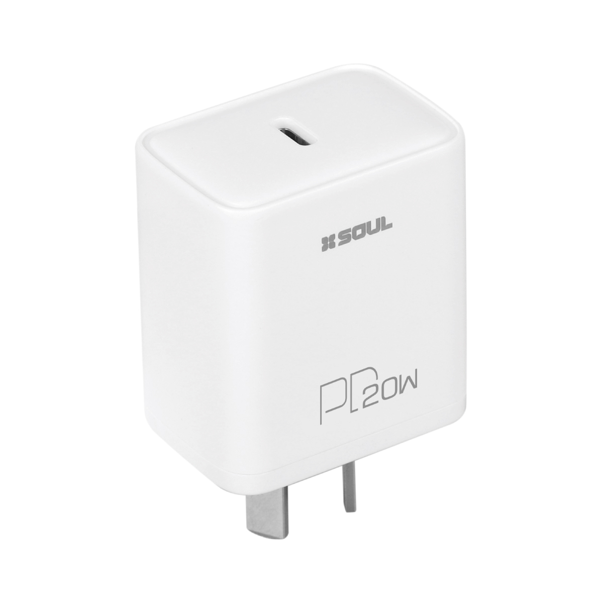 Cargador SOUL Carga Rápida Power Delivery 20W (s/cable)