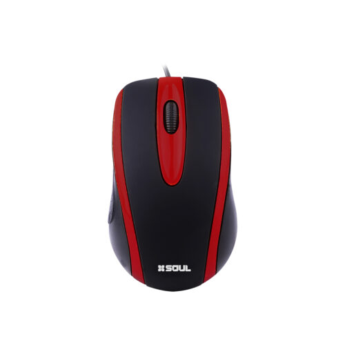 Mouse SOUL USB Office M100- Rojo