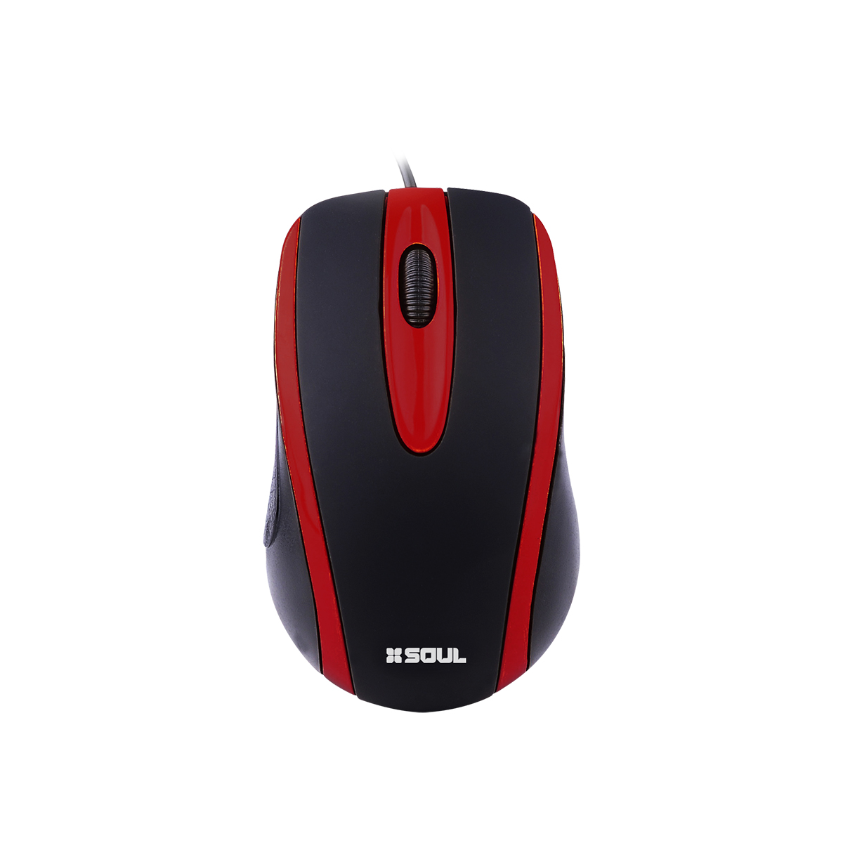 Mouse SOUL USB Office M100- Rojo