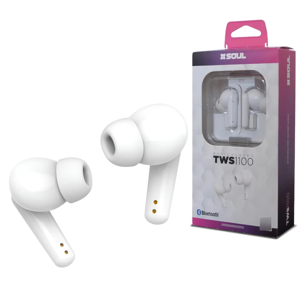 Auriculares SOUL Inalámbricos TWS 1100- Blanco