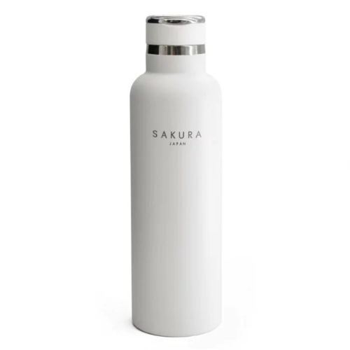 Botella SAKURA Térmica Acero Inoxidable (color blanco) - Imagen 2