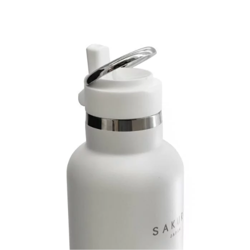 Botella SAKURA Térmica Acero Inoxidable (color blanco) - Imagen 4