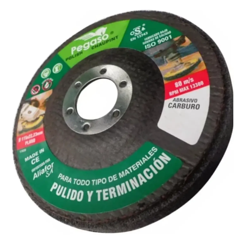 Disco PEGASO Fibra Fina Polich ø115mm- Grano Extra Fino - Imagen 3