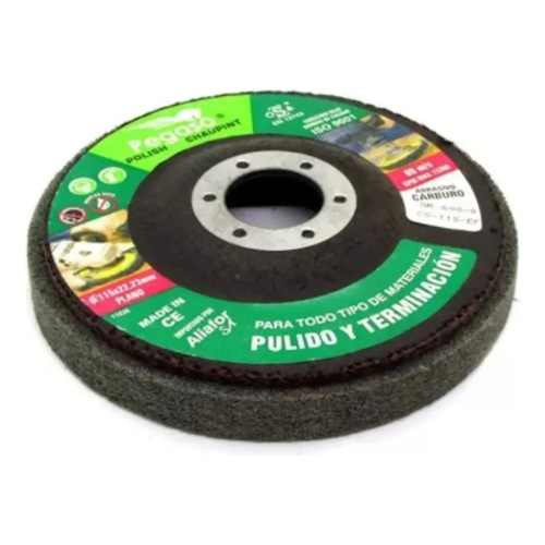Disco PEGASO Fibra Fina Polich ø115mm- Grano Extra Fino - Imagen 2