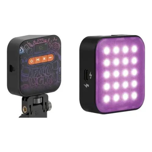 Luz Led SOUL RGB Portatil c/Clip y Display Modelo JL60, foto 3