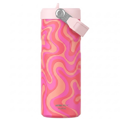 Botella Aerolight STANLEY FlipsTraw 473ml -Rosa Sorbete