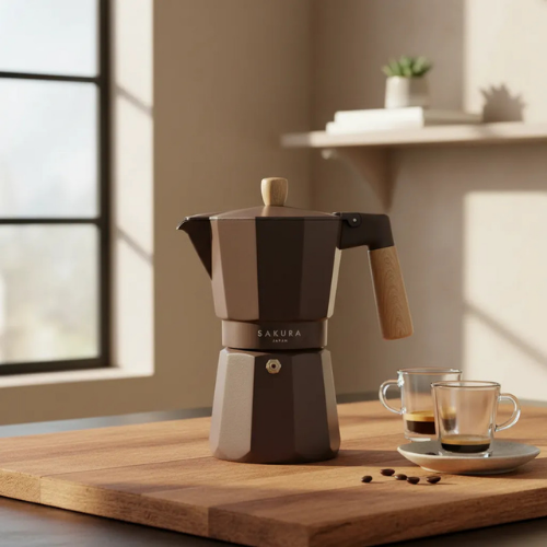 Cafetera SAKURA Moka Aurora Espresso (6pocillos)