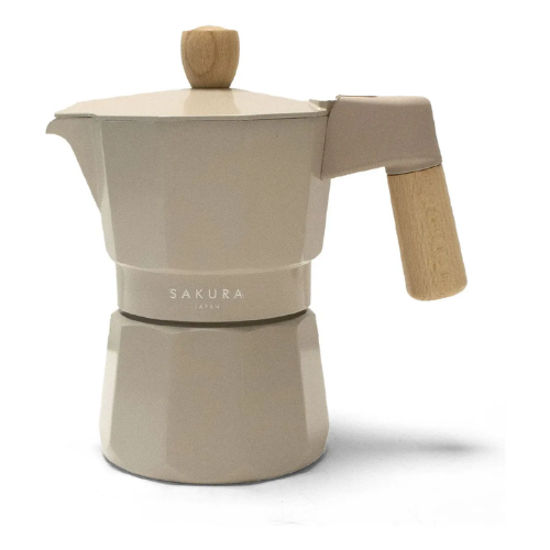 Cafetera SAKURA Moka Aurora Latte (3pocillos) - Imagen 2