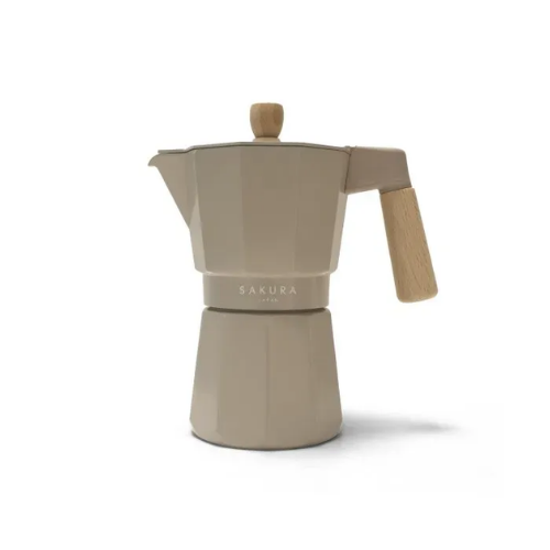 Cafetera SAKURA Moka Aurora Latte (6 pocillos) - Imagen 2
