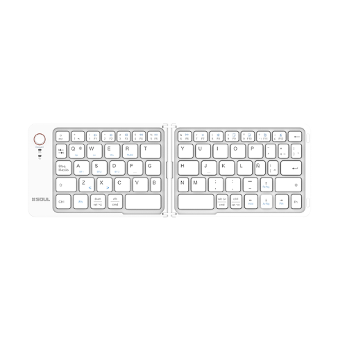 Teclado SOUL Bluetooth Plegable- color blanco - Imagen 4