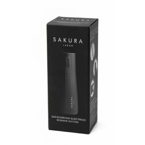 Sacacorcho SAKURA Eléctrico de Vino (color negro) - Imagen 3