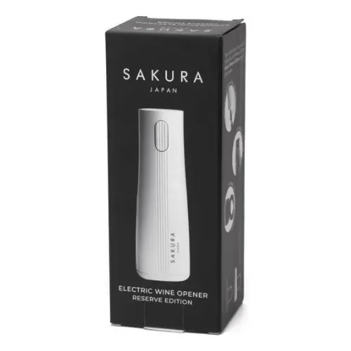 Sacacorcho SAKURA Eléctrico de Vino (color blanco), foto 3