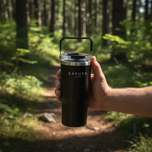 Vaso SAKURA Térmico Strider Edition (color negro)