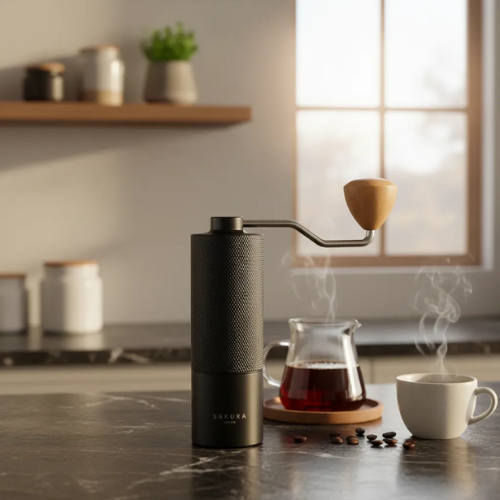 Molinillo SAKURA de café OAKSTONE (color negro)