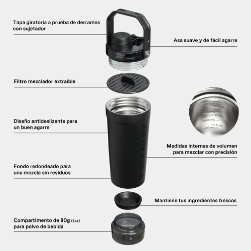 Vaso STANLEY Activate 591ml - Gris Salvia - Imagen 4
