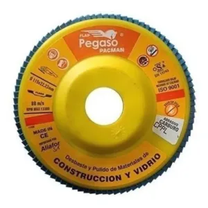 Disco PEGASO Flap ø115mm Carburo de Silicio-Plano-Plástico-Grano400