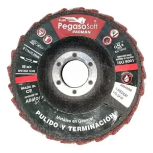 Disco PEGASO Flap ø115mm-Oxido de Aluminio-Plano-Fibra de vidrio-G 150/220