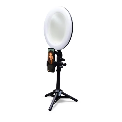 Aro de Luz SOUL Led Selfie Ring Linght 11 RGB c/Tripode