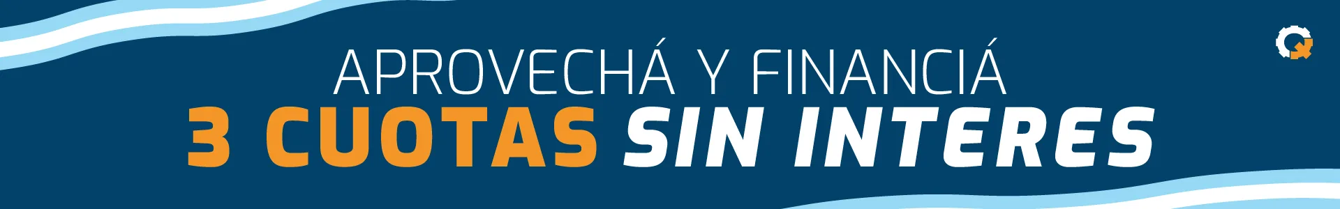 Aprovechá y financiá 3 cuotas sin interés